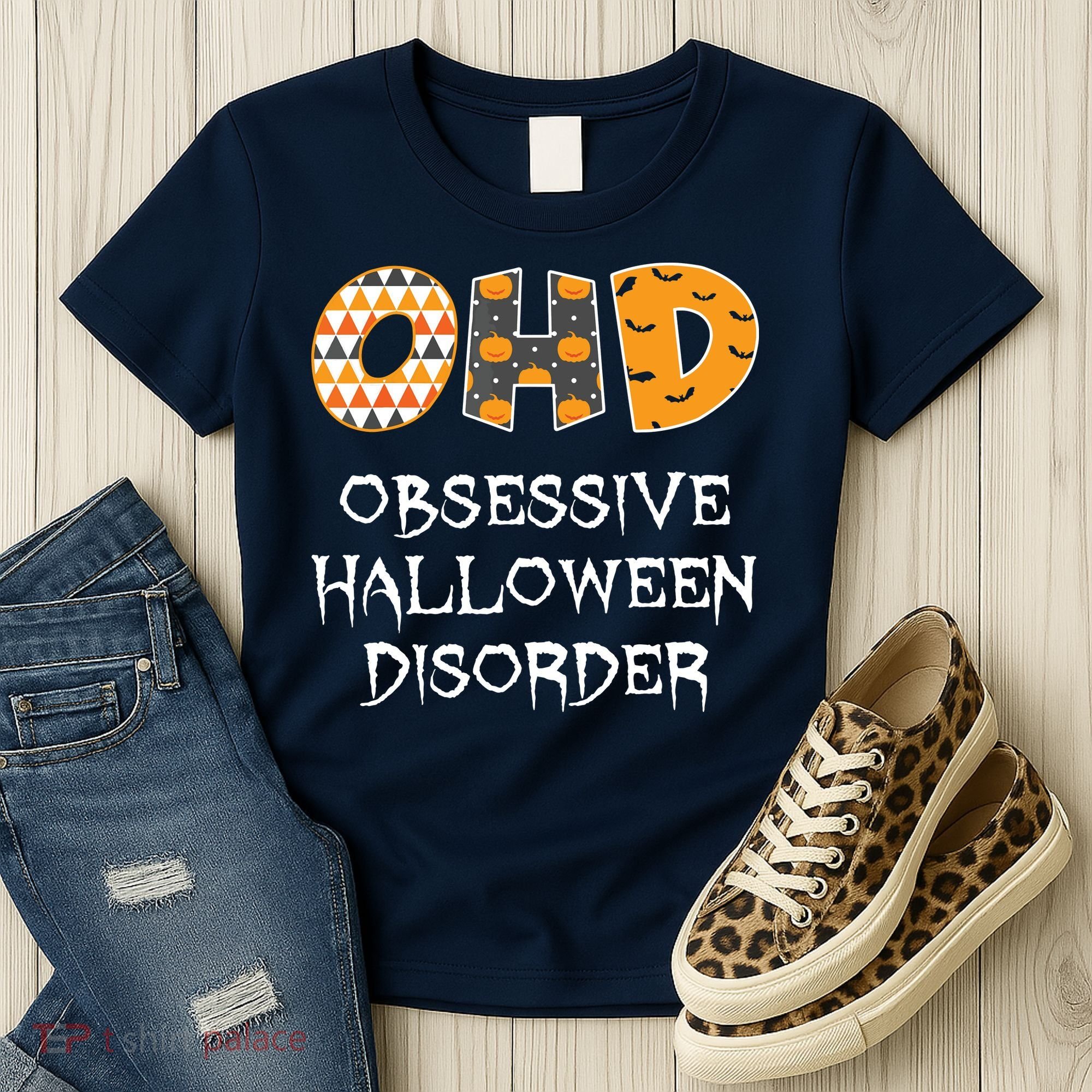 O.H.D. Obsessive Halloween Disorder Halloween Women's T-Shirt
