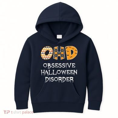 O.H.D. Obsessive Halloween Disorder Halloween Kids Hoodie
