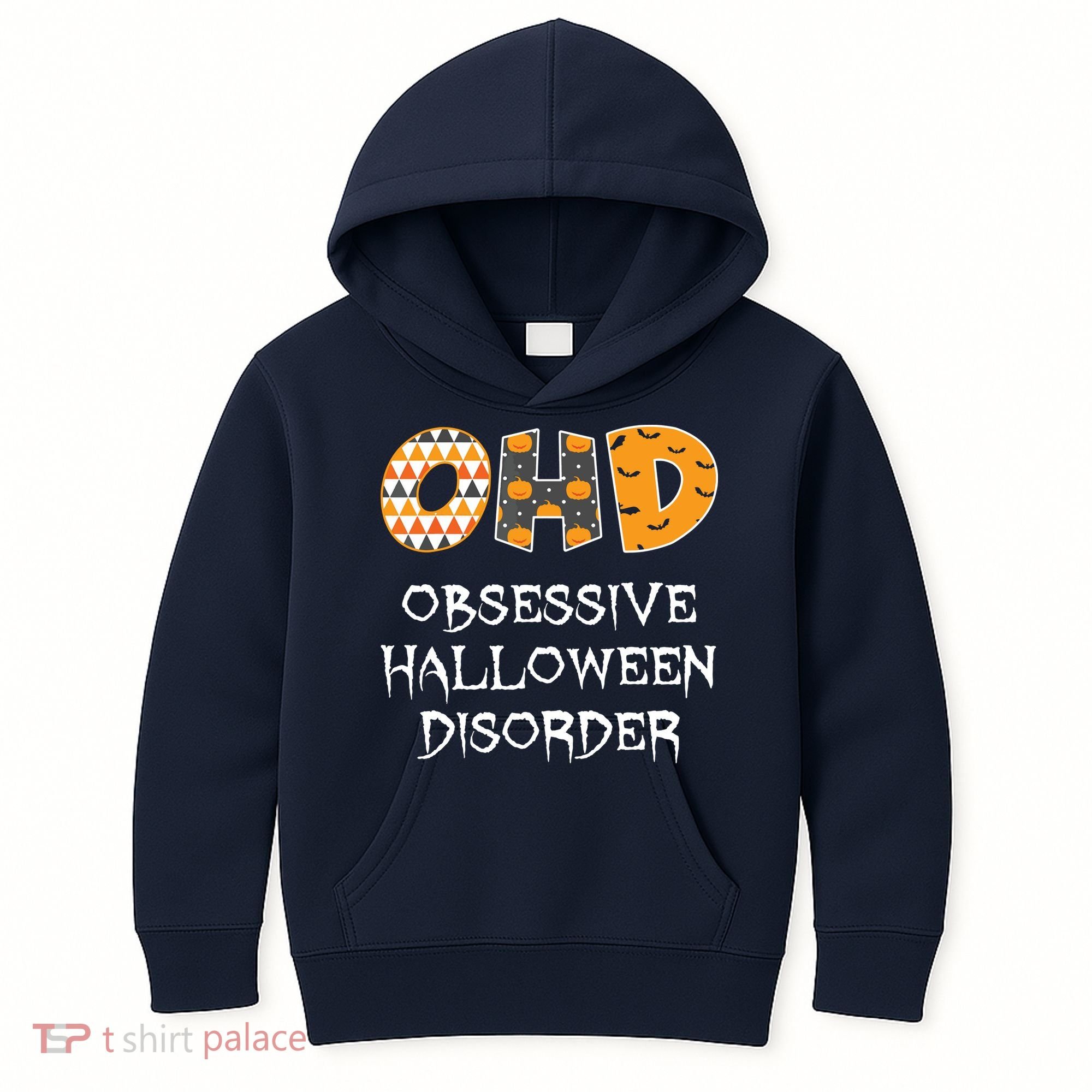 O.H.D. Obsessive Halloween Disorder Halloween Kids Hoodie