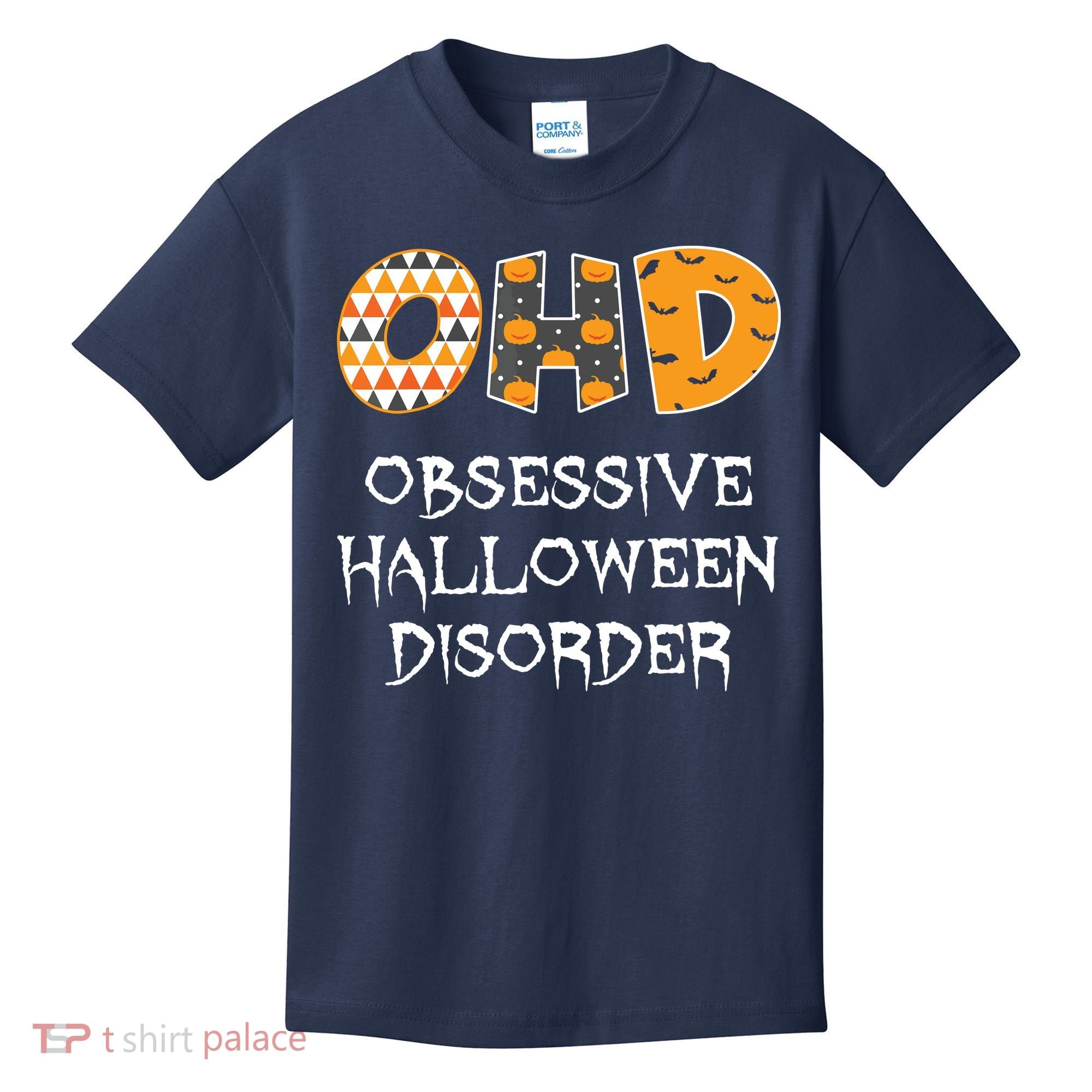 O.H.D. Obsessive Halloween Disorder Halloween Kids T-Shirt