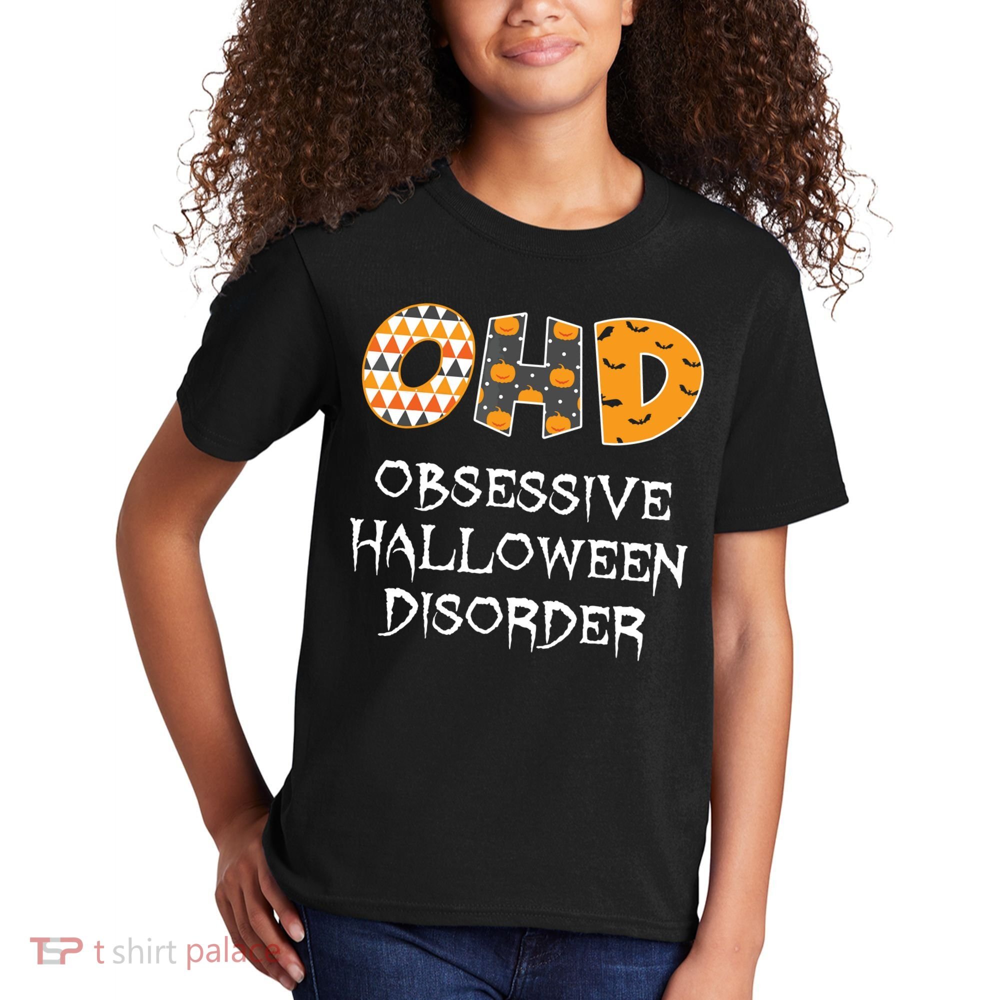 O.H.D. Obsessive Halloween Disorder Halloween Kids T-Shirt