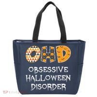 O.H.D. Obsessive Halloween Disorder Halloween Tote Bag thumb 0