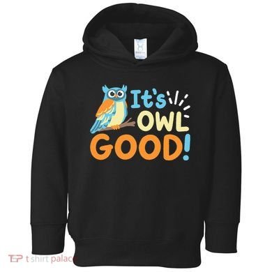 Owl Owls ItS Owl Good Toddler Hoodie