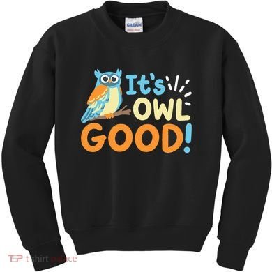 Owl Owls ItS Owl Good Kids Sweatshirt