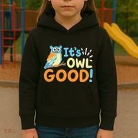 Owl Owls ItS Owl Good Kids Hoodie thumb 3