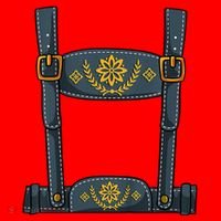Oktoberfest Outfit Lederhosen Costume Santa Hat thumb 1