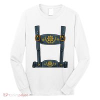 Oktoberfest Outfit Lederhosen Costume Long Sleeve Shirt thumb 0
