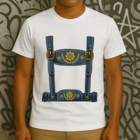 Oktoberfest Outfit Lederhosen Costume T-Shirt thumb 3