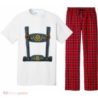 Oktoberfest Outfit Lederhosen Costume Pajama Set thumb 0