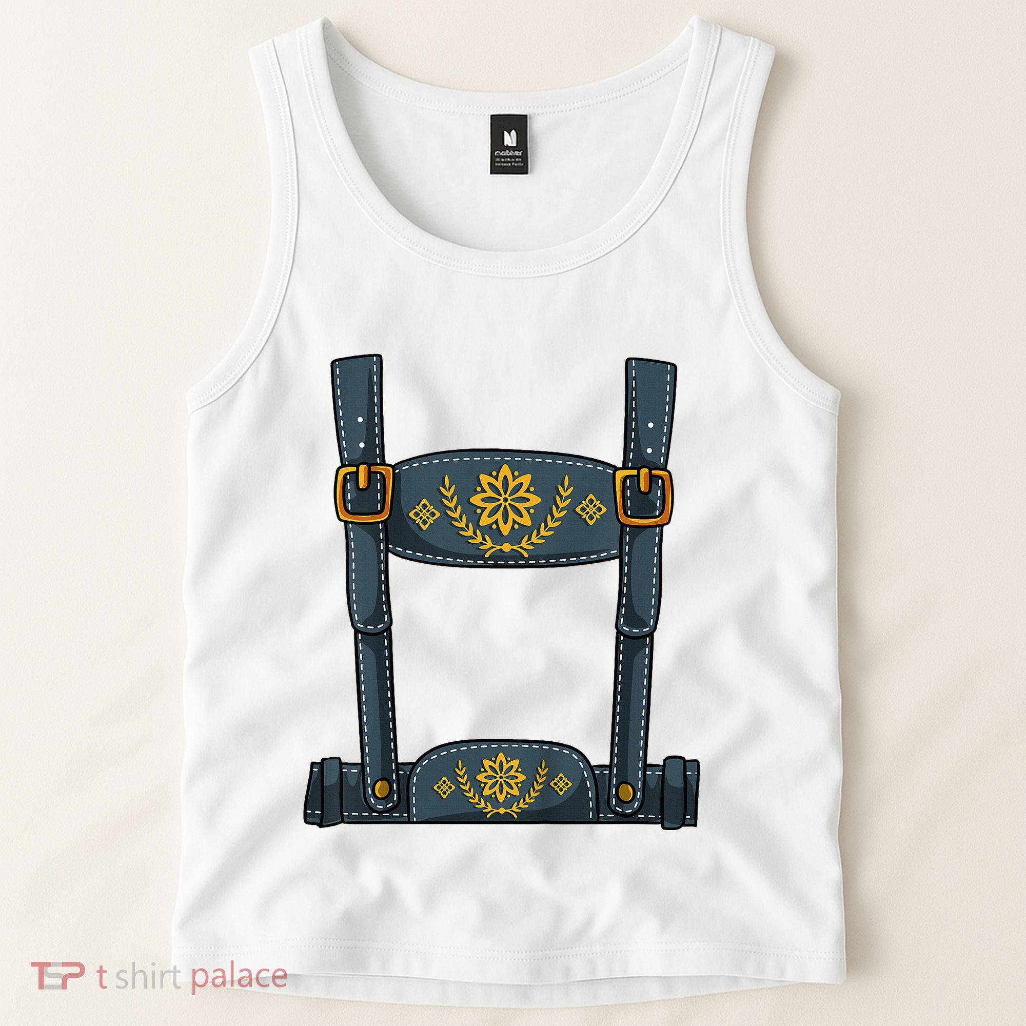 Oktoberfest Outfit Lederhosen Costume Tank Top