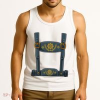 Oktoberfest Outfit Lederhosen Costume Tank Top thumb 3