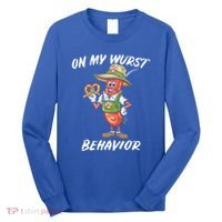 Oktoberfest On My Wurst Behavior Long Sleeve Shirt thumb 0