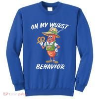Oktoberfest On My Wurst Behavior Sweatshirt thumb 0