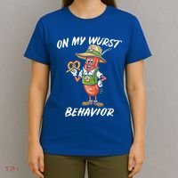 Oktoberfest On My Wurst Behavior T-Shirt thumb 4