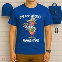 Oktoberfest On My Wurst Behavior T-Shirt thumb 6