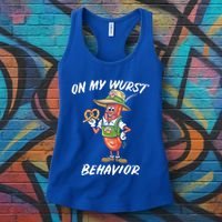 Oktoberfest On My Wurst Behavior Women's Tank Top thumb 3