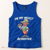 Oktoberfest On My Wurst Behavior Tank Top thumb 2