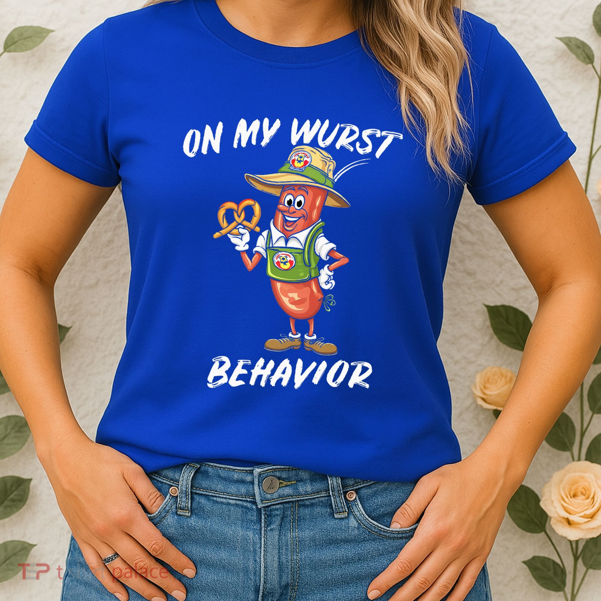 Oktoberfest On My Wurst Behavior Women's T-Shirt