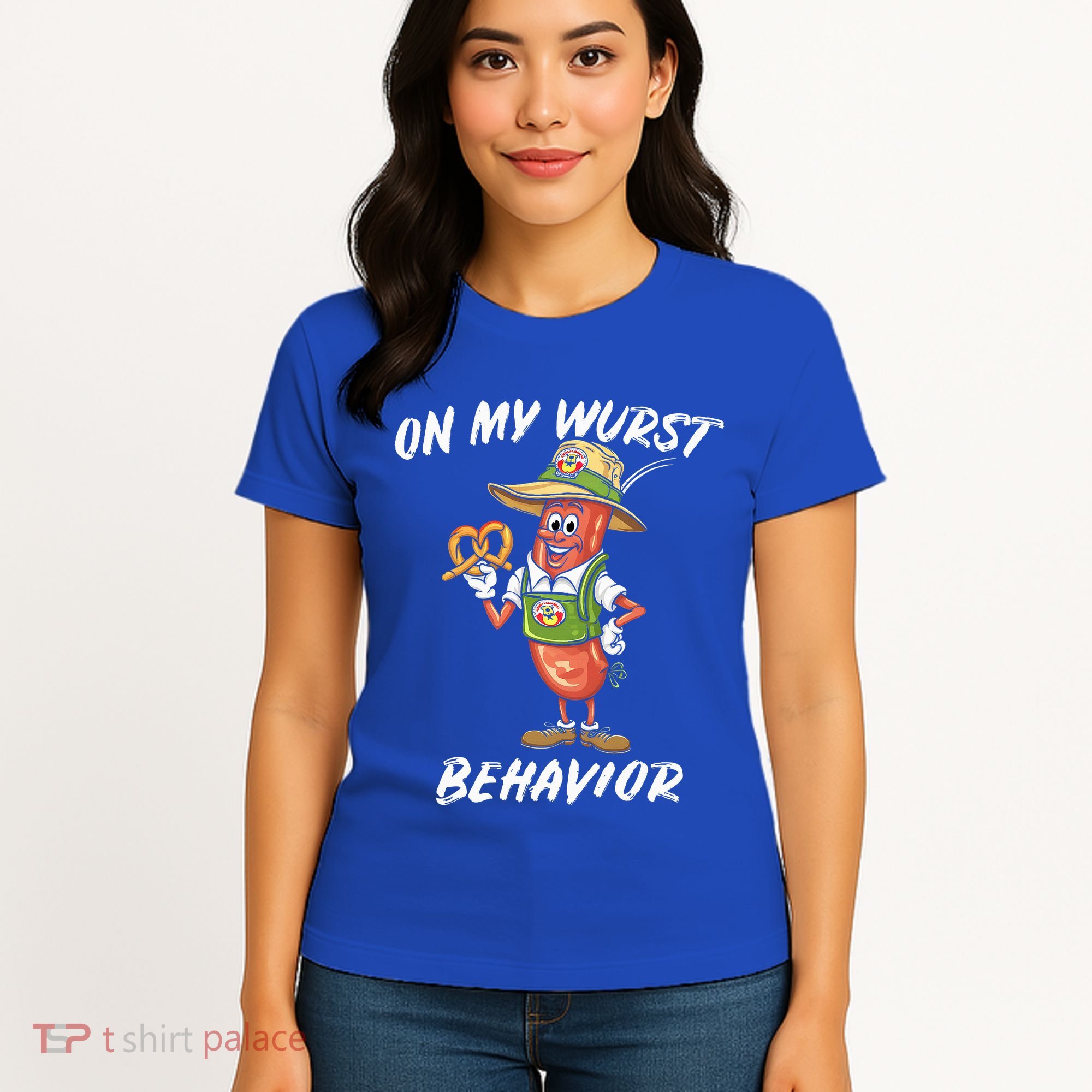 Oktoberfest On My Wurst Behavior Women's T-Shirt