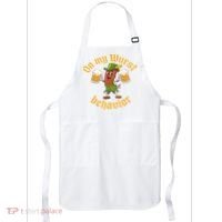 Oktoberfest On My Wurst Behavior Funny German Apron thumb 0
