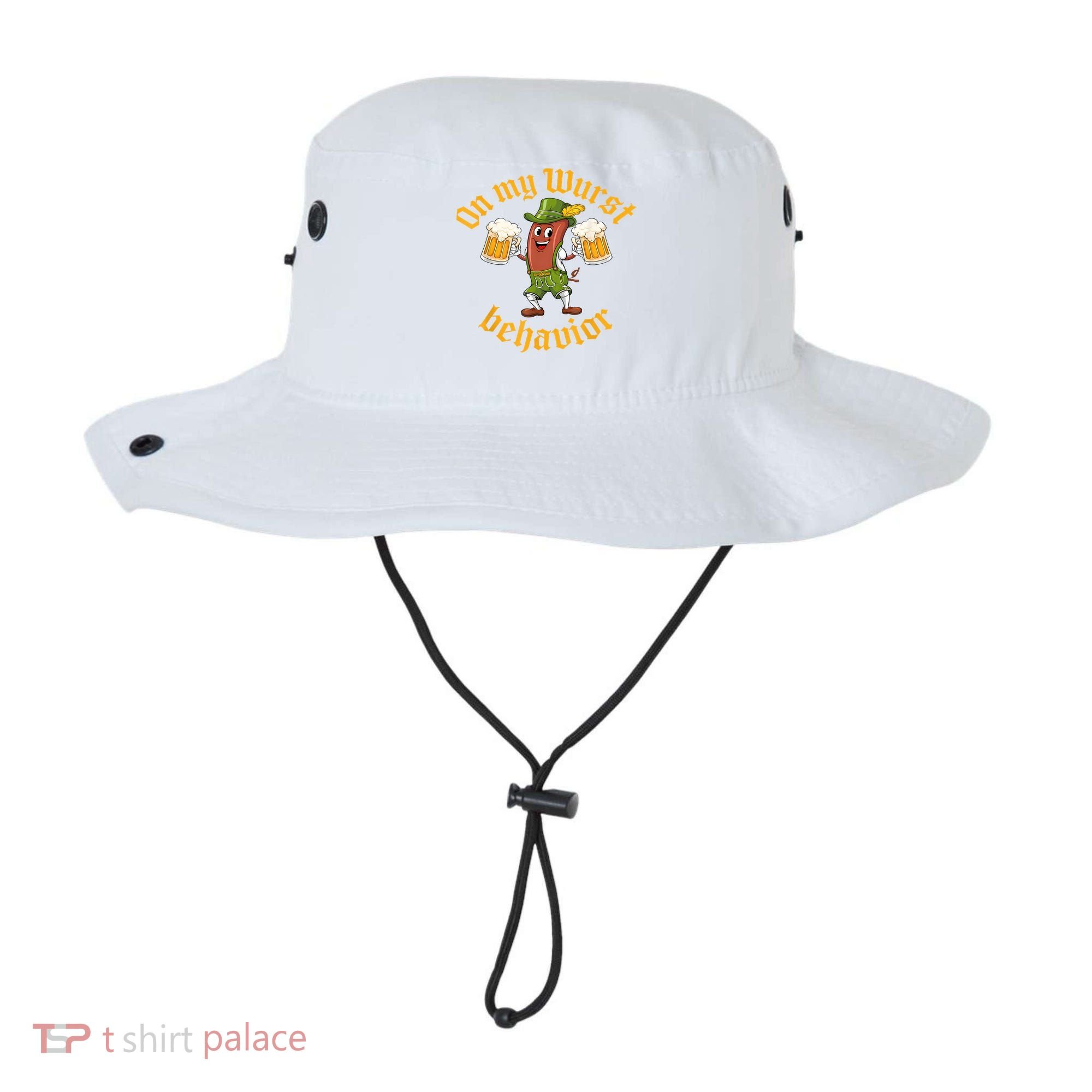 Oktoberfest On My Wurst Behavior Funny German Bucket Hat