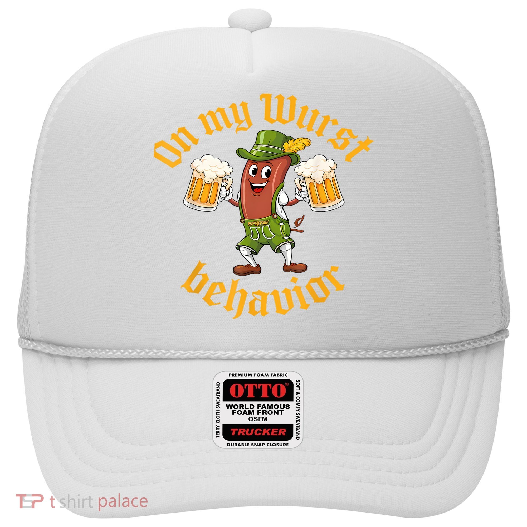 Oktoberfest On My Wurst Behavior Funny German Hat