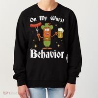 Oktoberfest On My Wurst Behavior Women's Sweatshirt thumb 0