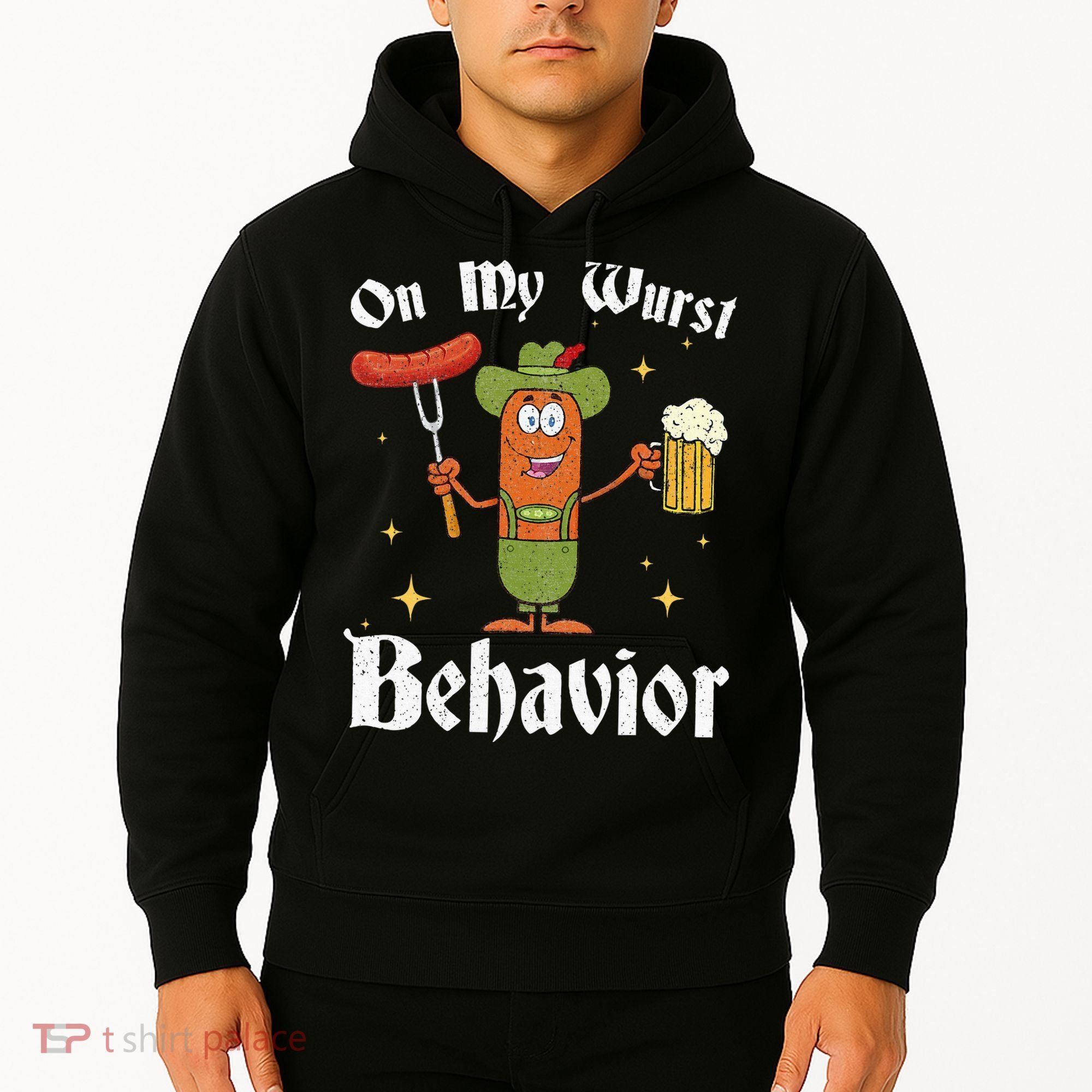 Oktoberfest On My Wurst Behavior Hoodie