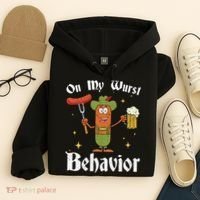 Oktoberfest On My Wurst Behavior Hoodie thumb 4