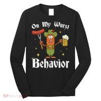 Oktoberfest On My Wurst Behavior Long Sleeve Shirt thumb 0