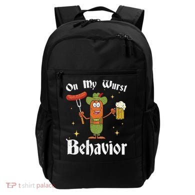 Oktoberfest On My Wurst Behavior Backpack