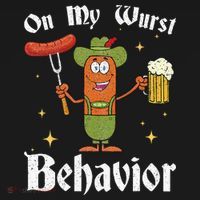 Oktoberfest On My Wurst Behavior Polo thumb 3