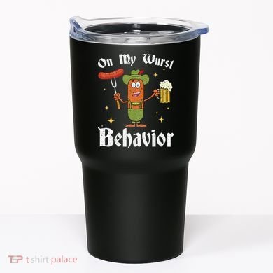 Oktoberfest On My Wurst Behavior Tumbler