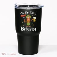 Oktoberfest On My Wurst Behavior Tumbler thumb 0