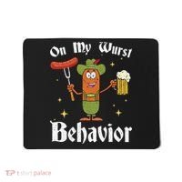 Oktoberfest On My Wurst Behavior Mousepad thumb 0