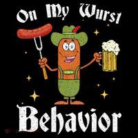 Oktoberfest On My Wurst Behavior Mousepad thumb 1
