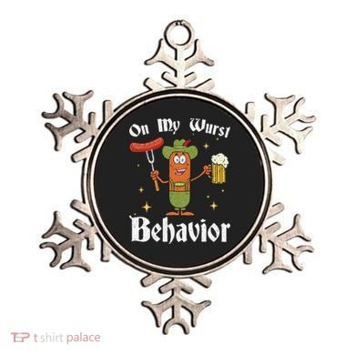 Oktoberfest On My Wurst Behavior Ornament