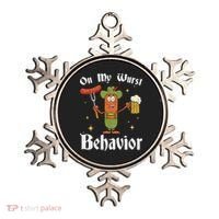Oktoberfest On My Wurst Behavior Ornament thumb 0