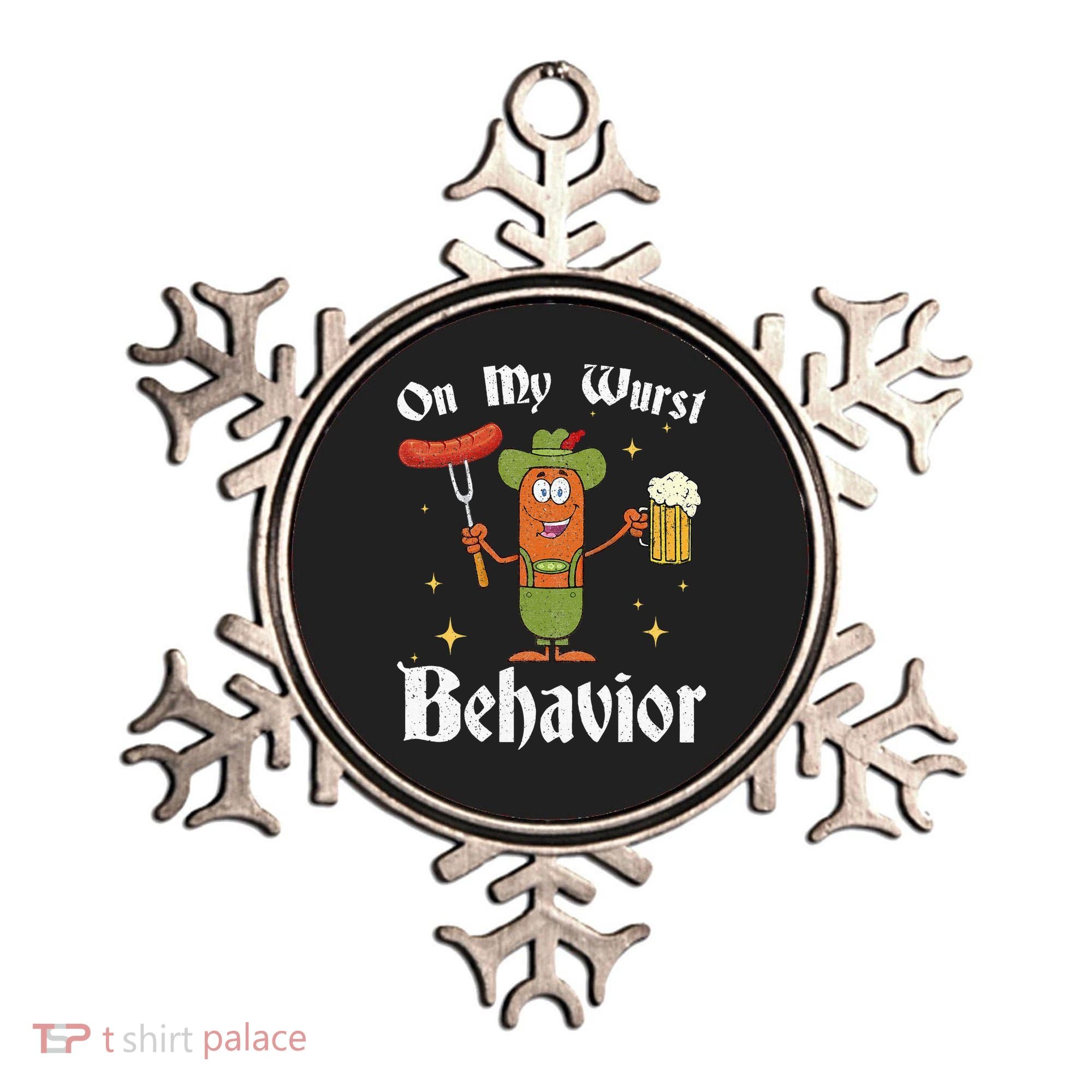 Oktoberfest On My Wurst Behavior Ornament