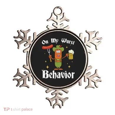 Oktoberfest On My Wurst Behavior Ornament