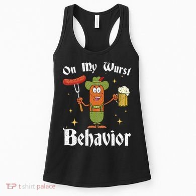 Oktoberfest On My Wurst Behavior Women's Tank Top