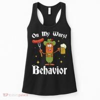 Oktoberfest On My Wurst Behavior Women's Tank Top thumb 0