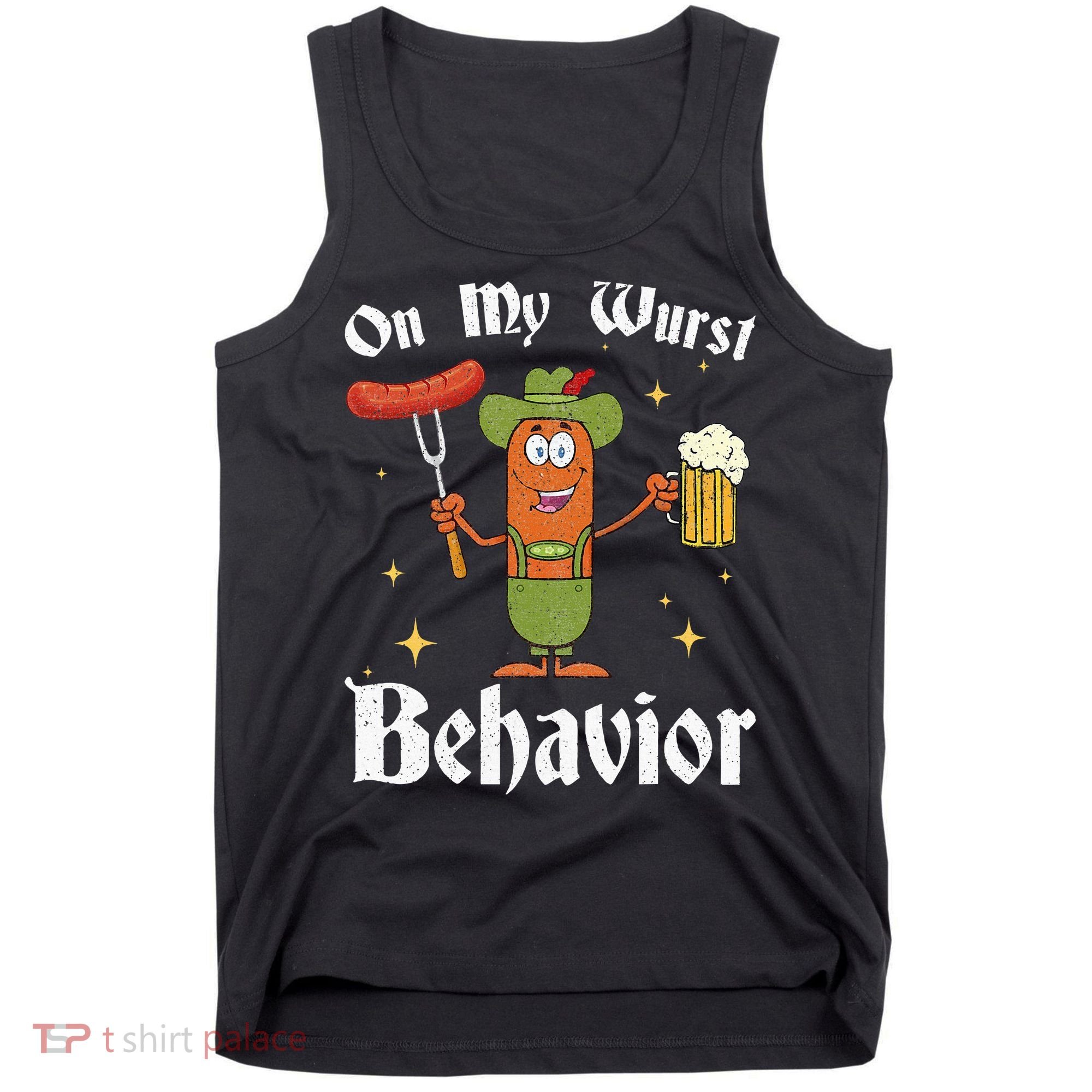 Oktoberfest On My Wurst Behavior Tank Top