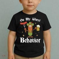 Oktoberfest On My Wurst Behavior Toddler T-Shirt thumb 2