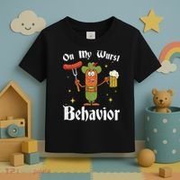 Oktoberfest On My Wurst Behavior Toddler T-Shirt thumb 3