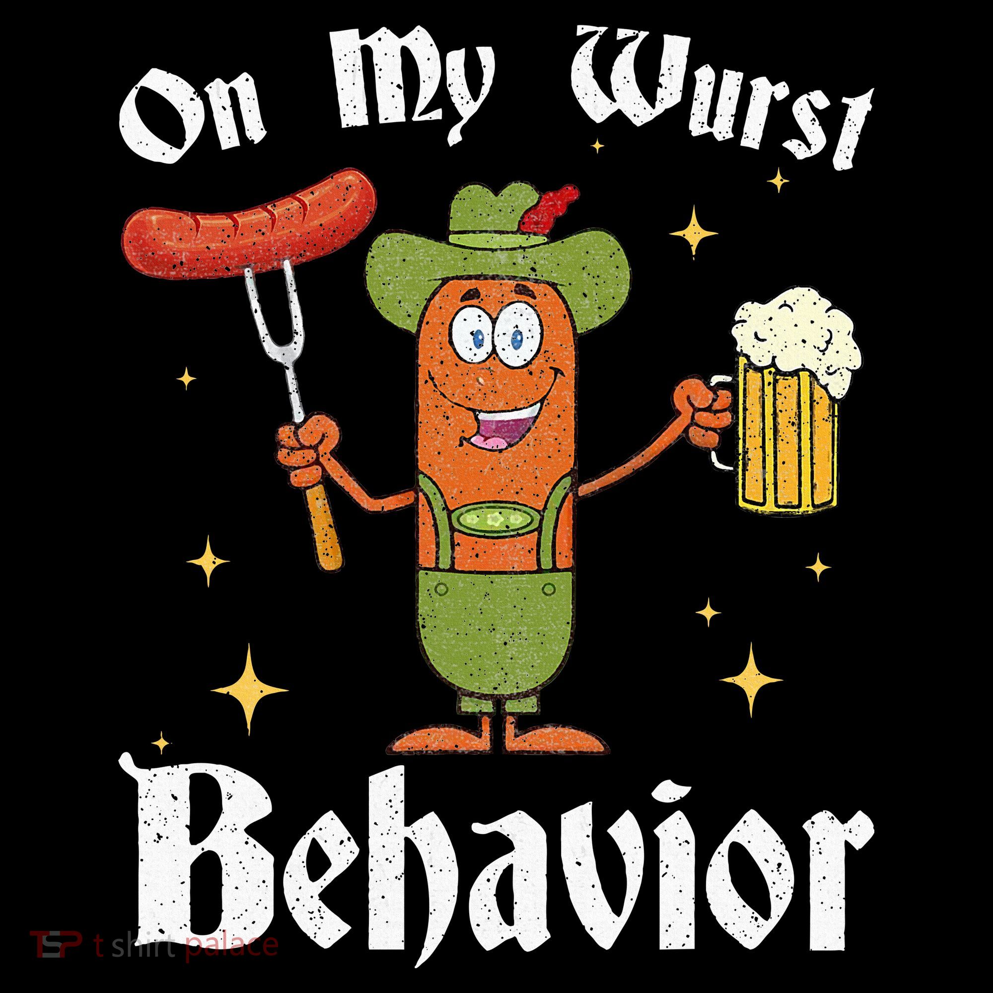 Oktoberfest On My Wurst Behavior Toddler T-Shirt