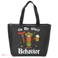 Oktoberfest On My Wurst Behavior Tote Bag thumb 0