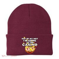 Out Of My Way I'm Going To The Casino Las Vegas Gambling Beanie thumb 0