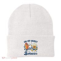 Oktoberfest On My Wurst Behavior Funny German Beer Bratwurst Beanie thumb 0