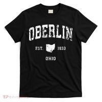 Oberlin Ohio Oh Vintage Athletic Sports T-Shirt thumb 0
